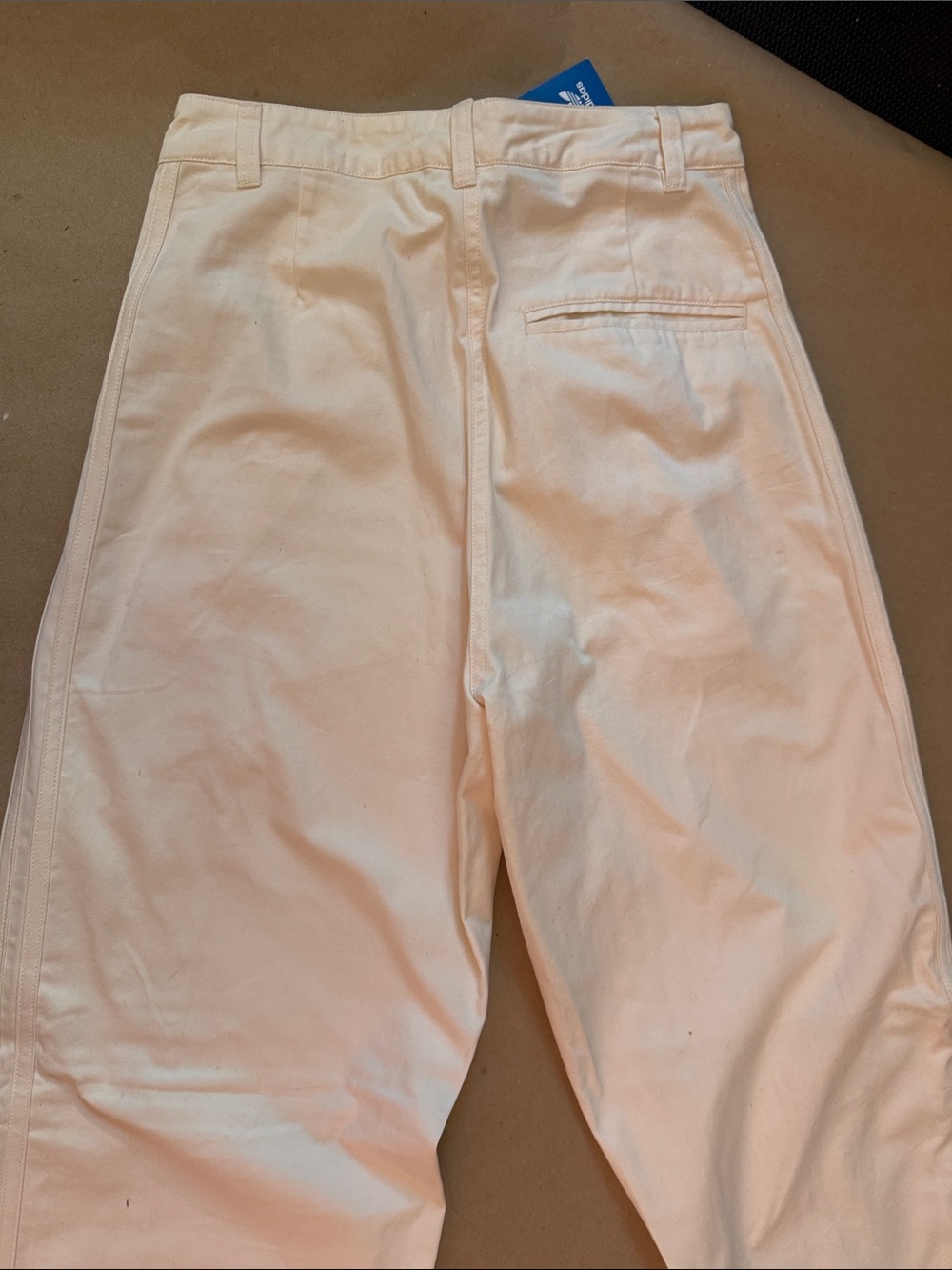 adidas Originals Cream Boot Cut Pants - Picture 4 of 5